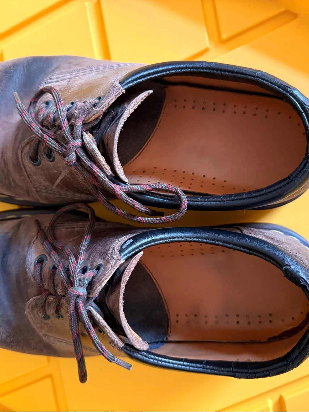 Dr. Martens Brown Leather Oxford Shoes | Chunky Sole | Unisex Size 10